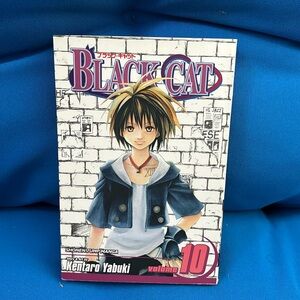 Black Cat Comic Volume 10 By Kentaro Yabuki Shonen Jump Manga